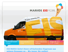 Tablet Screenshot of eis-mario.de